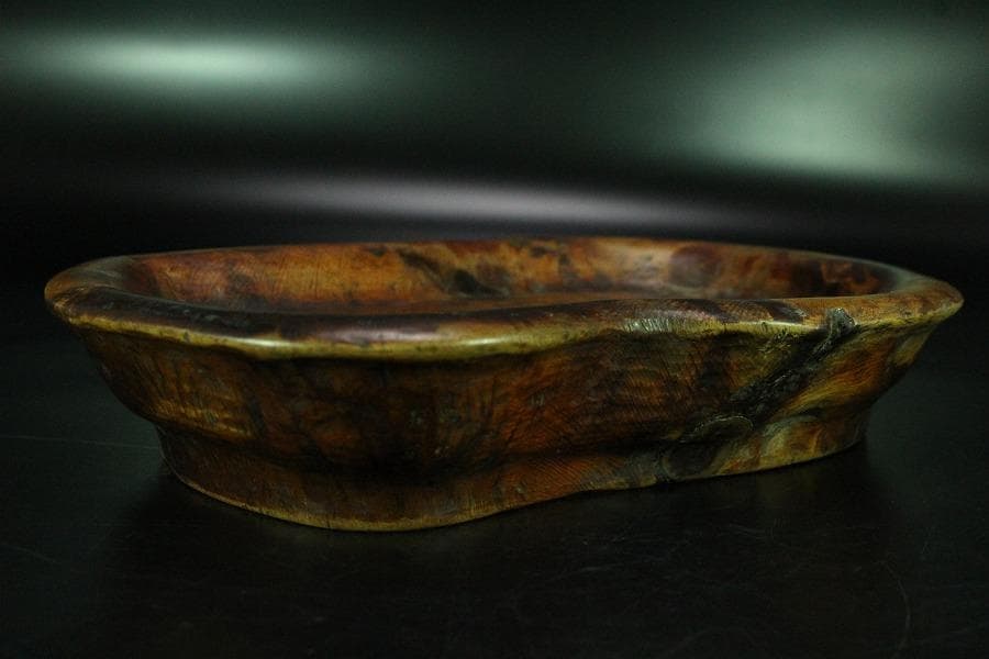 老松 古材 盆 煎茶 敷き盆(K-RC949)