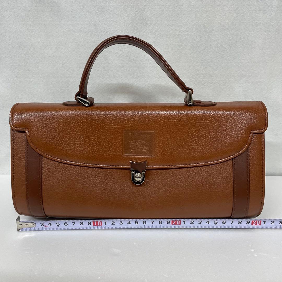 バーバリー　ハンドバッグ　ミニボストン　ノバチェック　シャドーホース