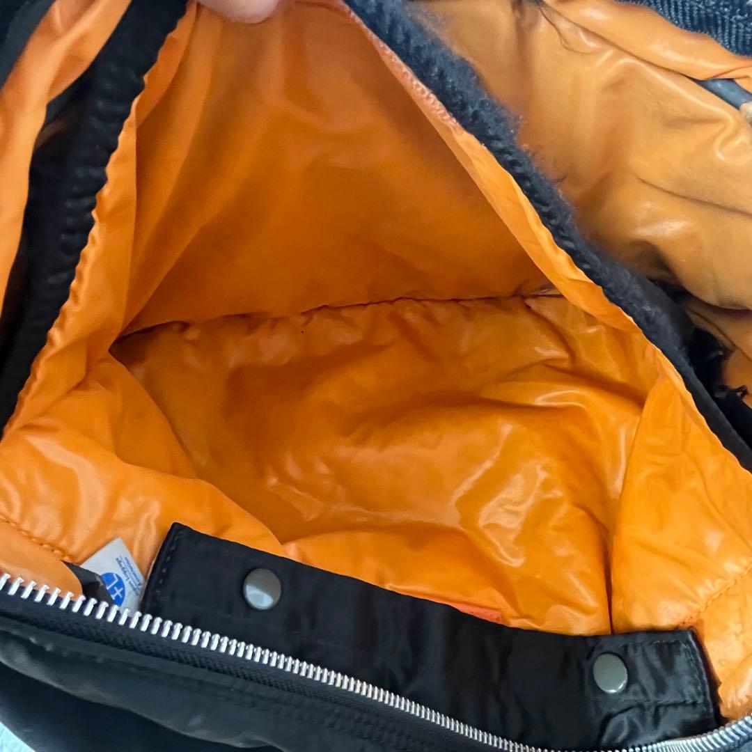 大容量　ポーター　タンカー　初期型　かぶせタイプ　ショルダーバッグ　黒