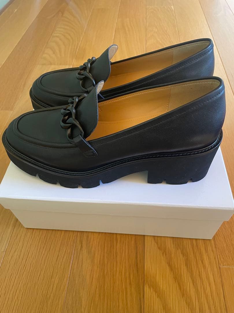 美品✨MACKINTOSH PHILOSOPHY ブラックレザー ローファー