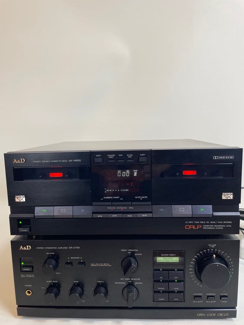 A&D システムコンポ　GX-W830 / DA-U730