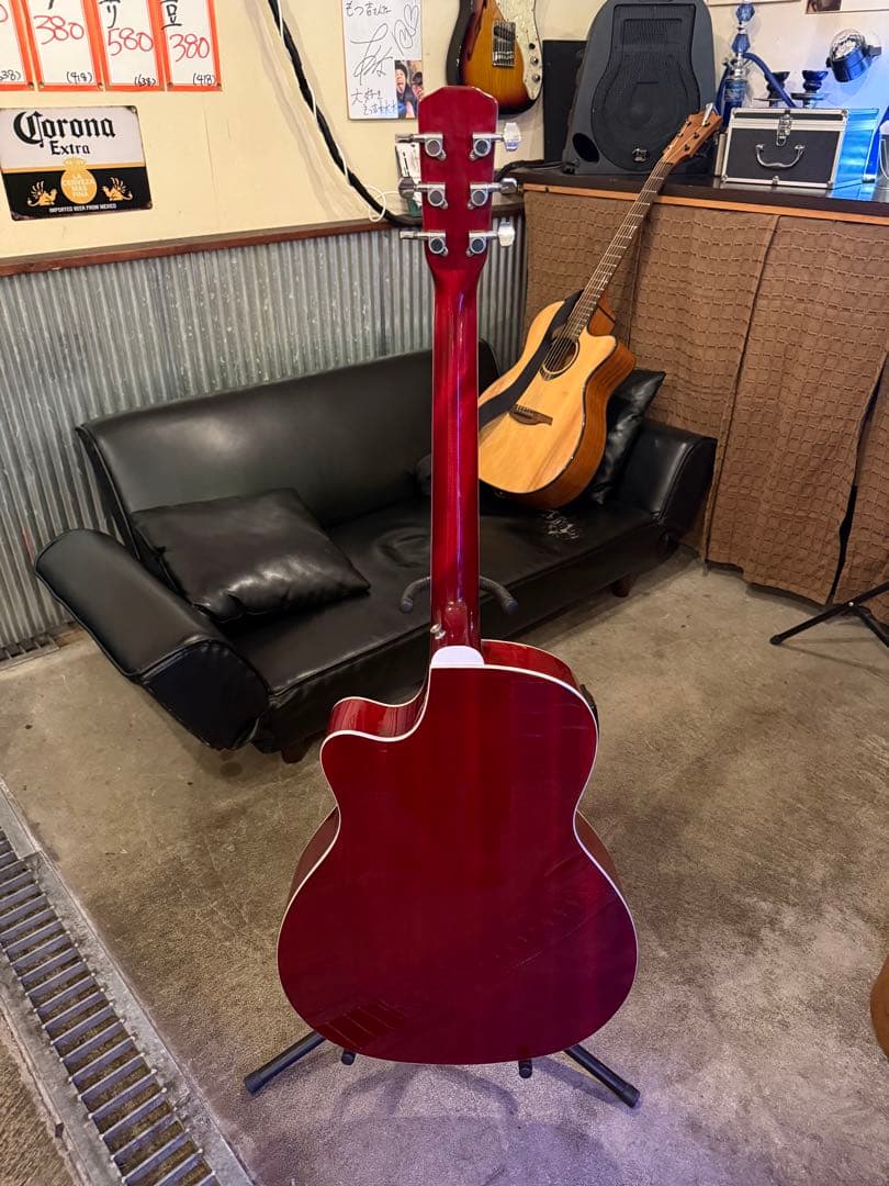 Morris R-401 SR アコースティックギター レッド