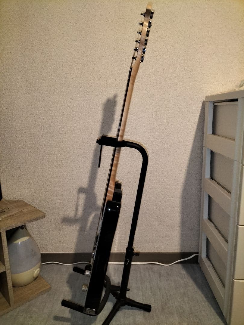 Bacchusバッカス テレキャスターBTE-1R/ブラック【トラ杢ネック】