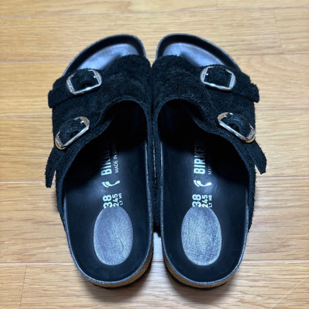 別注 ビルケンシュトック×BY 38 黒 サンダルZURICH 24SS