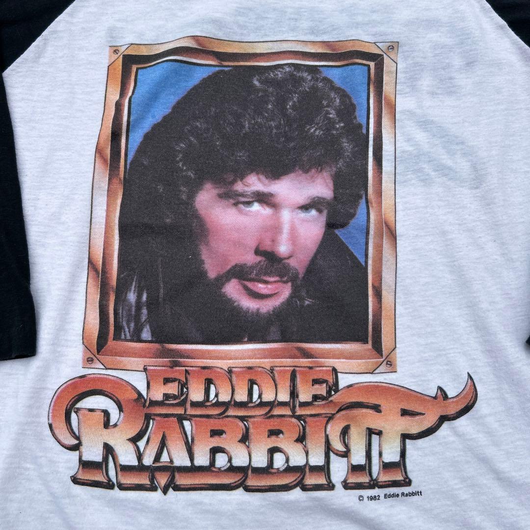 80s USA製 EDDIE RABBITT Tシャツ バンT コピーライト