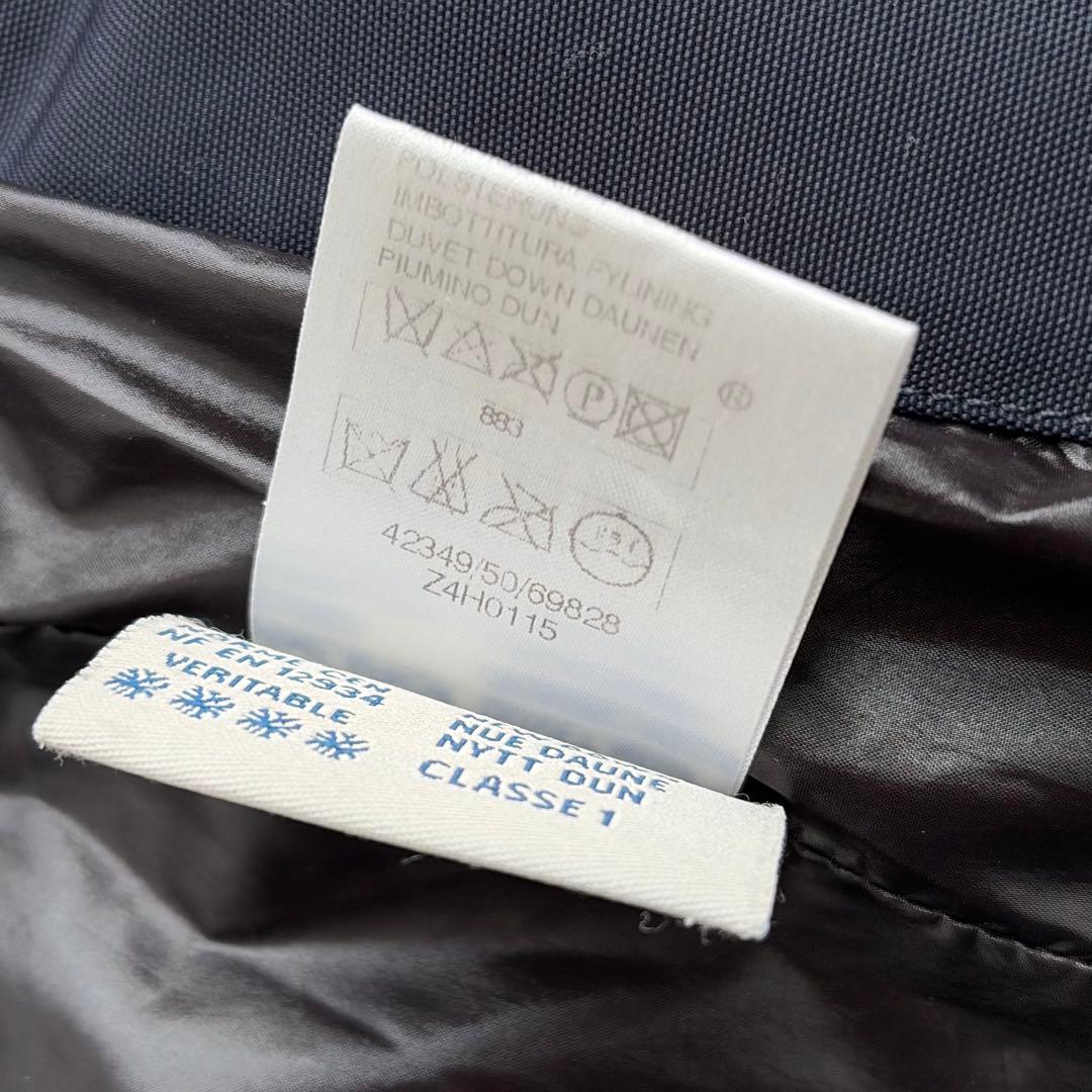 【美品/Lサイズ‼︎】モンクレール　ダウンジャケット　2way ネイビー　希少素材