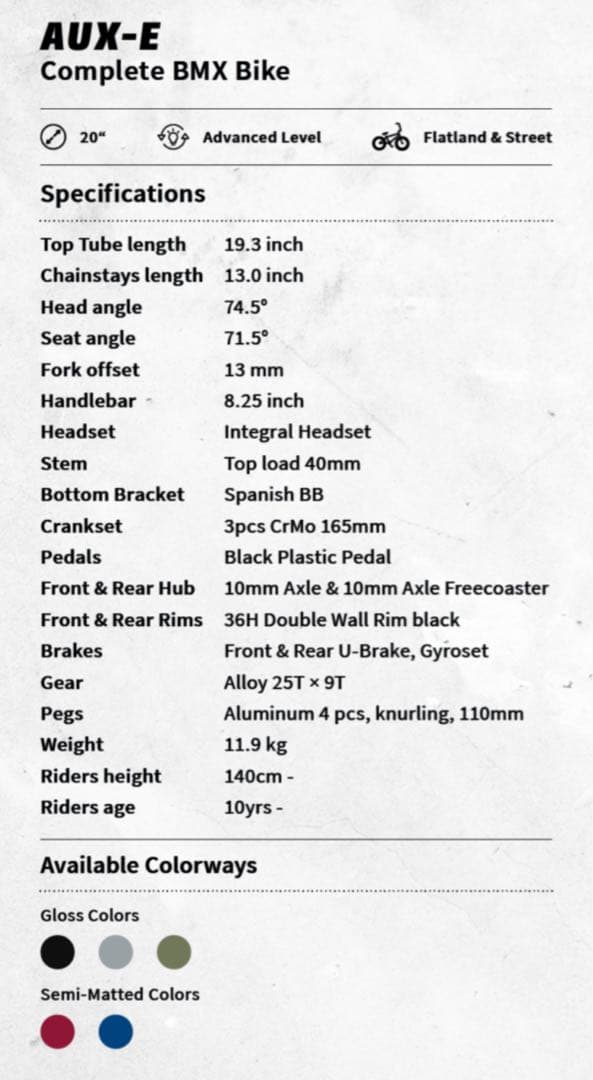 手渡し希望　BMX 20インチ　ジャンク　MOTELWORKS フラットランド