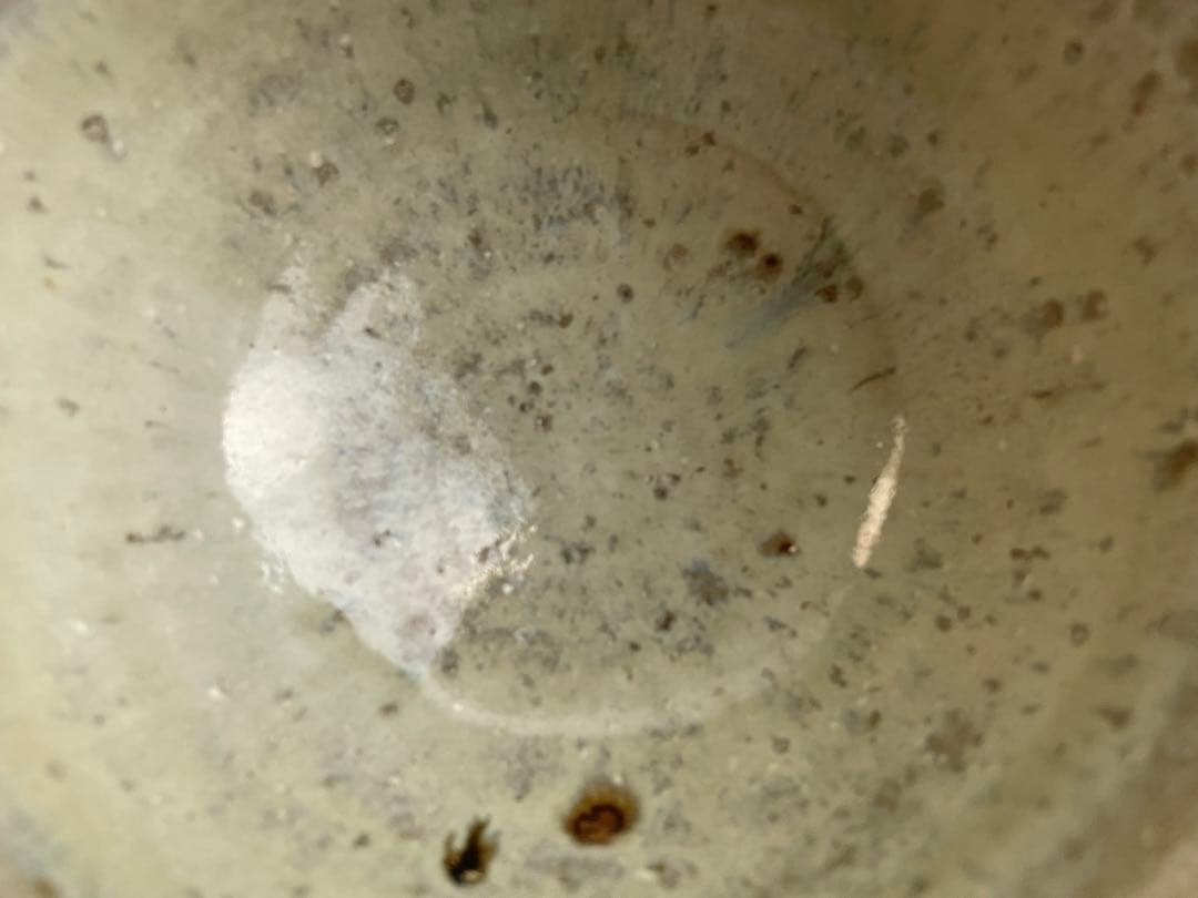 陶芸家　十四代　中里太郎右衛門　斑唐津茶盌　茶碗　抹茶碗　共箱　茶道具