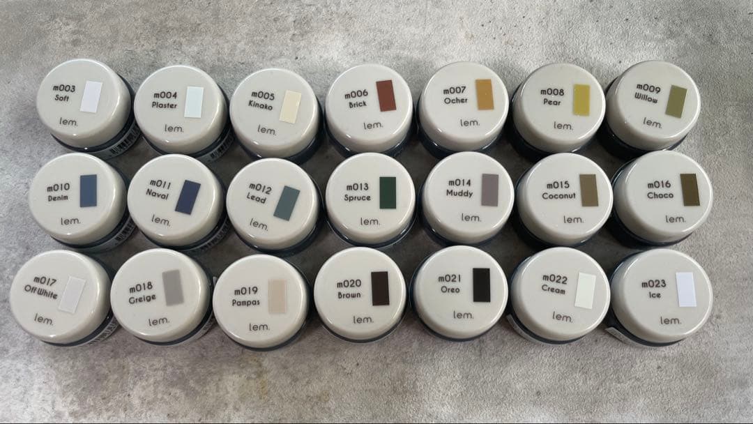 lem. カラージェル　 m003〜m023 20色セット