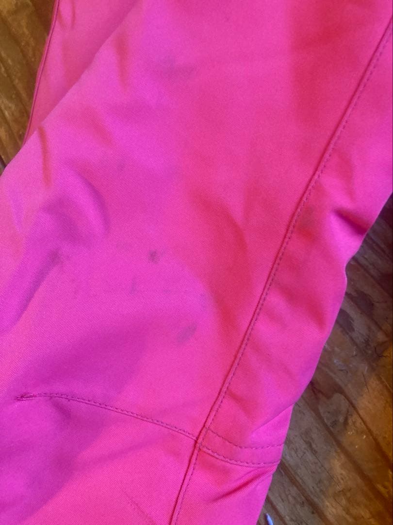 専用ROXY スキーウェア 130 スノボ 上下　腰履きパンツ ピンク系 キッズ