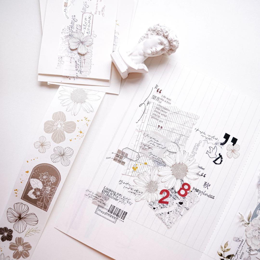 ⭐️SALE⭐️媛子文创《秋陌》海外マスキングテープ　マステ 【1877】