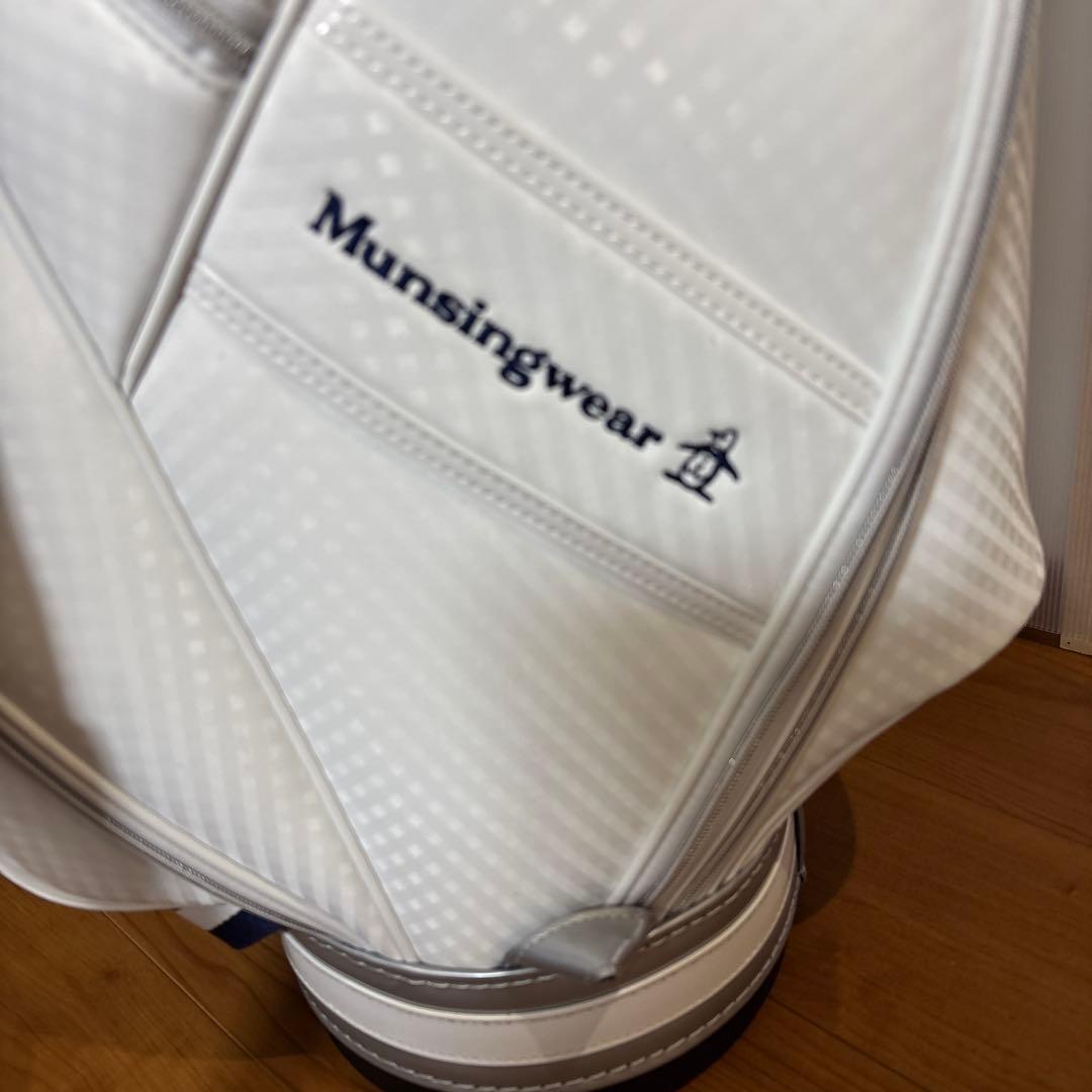 Munsingwear ゴルフバッグ ホワイト