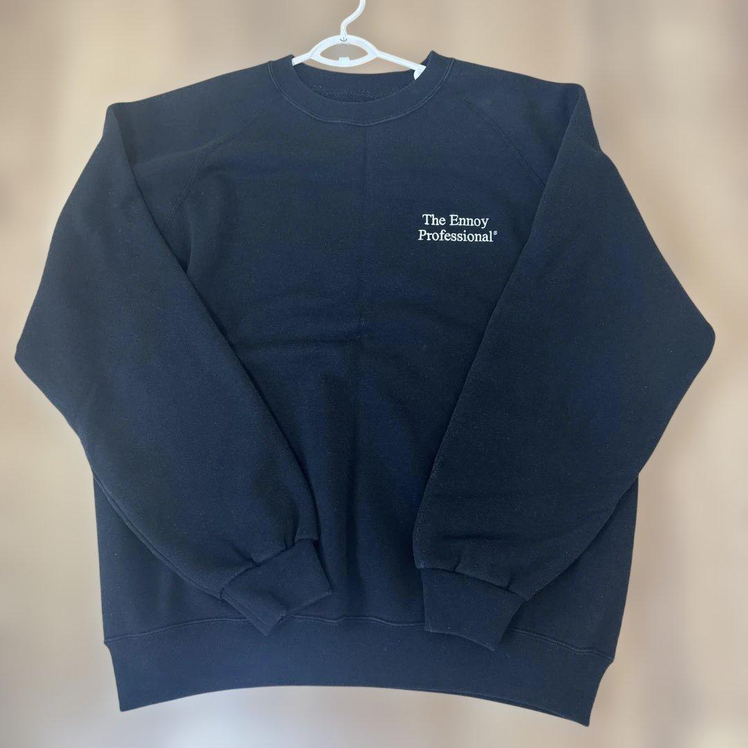 USED ENNOY スタイリスト私物 スウェット XL 黒