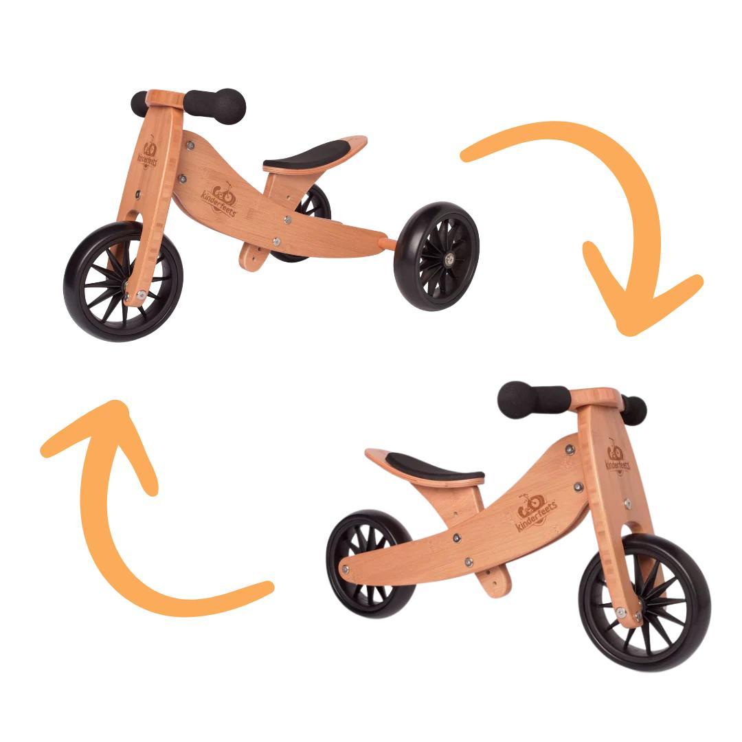 バランスバイク 木製 ヴィンテージ 貴重 キンダーフィーツ　竹色