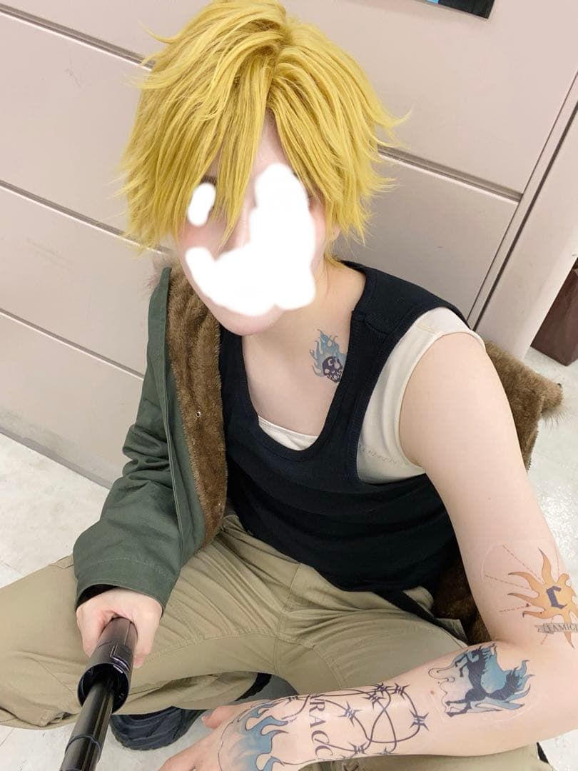 REBORN! ディーノ コスプレ フルセット 鞭 ウィッグ