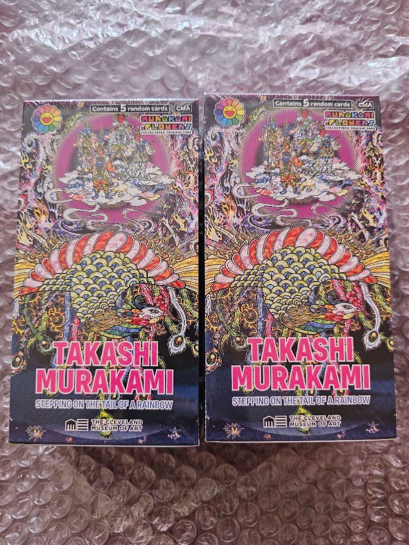 村上隆TAKASHI MURAKAMIトレーディングカードボックス 2個