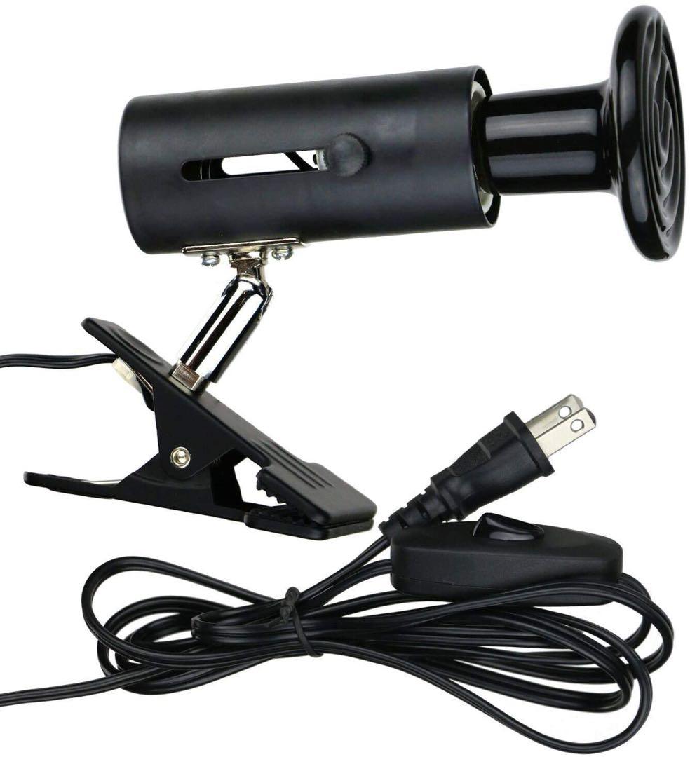 COOSPIDER爬虫類 ヒーター ライト 爬虫類用 赤外線 セラミックヒーター