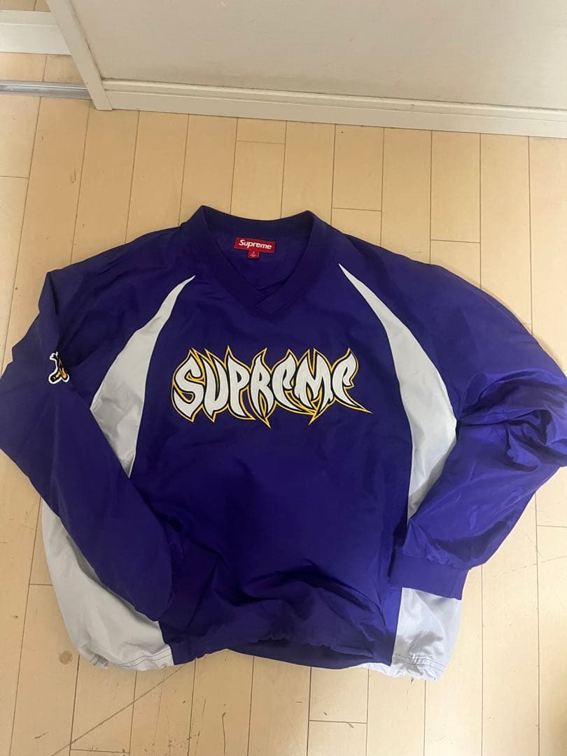 Supreme 紫 ナイロンジャケット S 値下げ可能