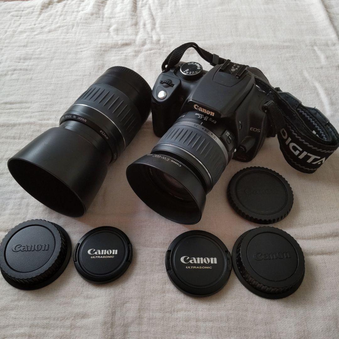 【一眼レフ レンズ2本付き】Canon EOS Kiss Digital N