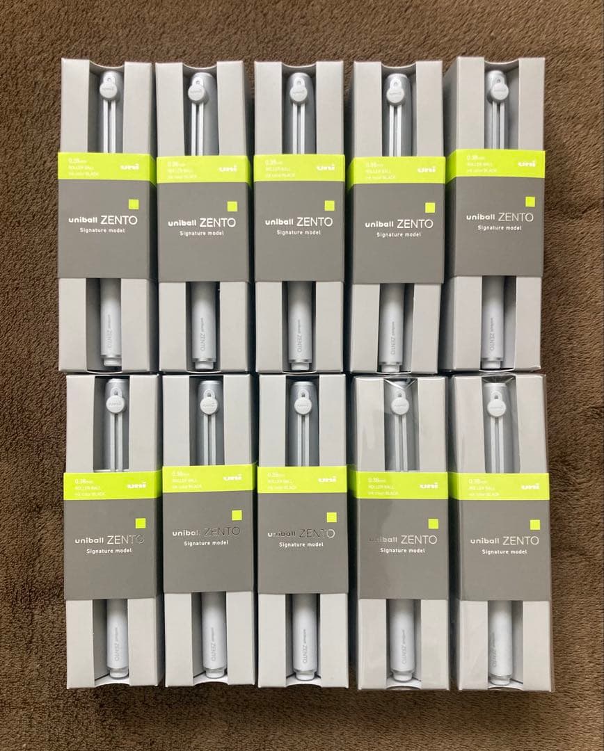 【新品未使用】ユニボール ゼント シグニチャーモデル 0.38mm　10本セット