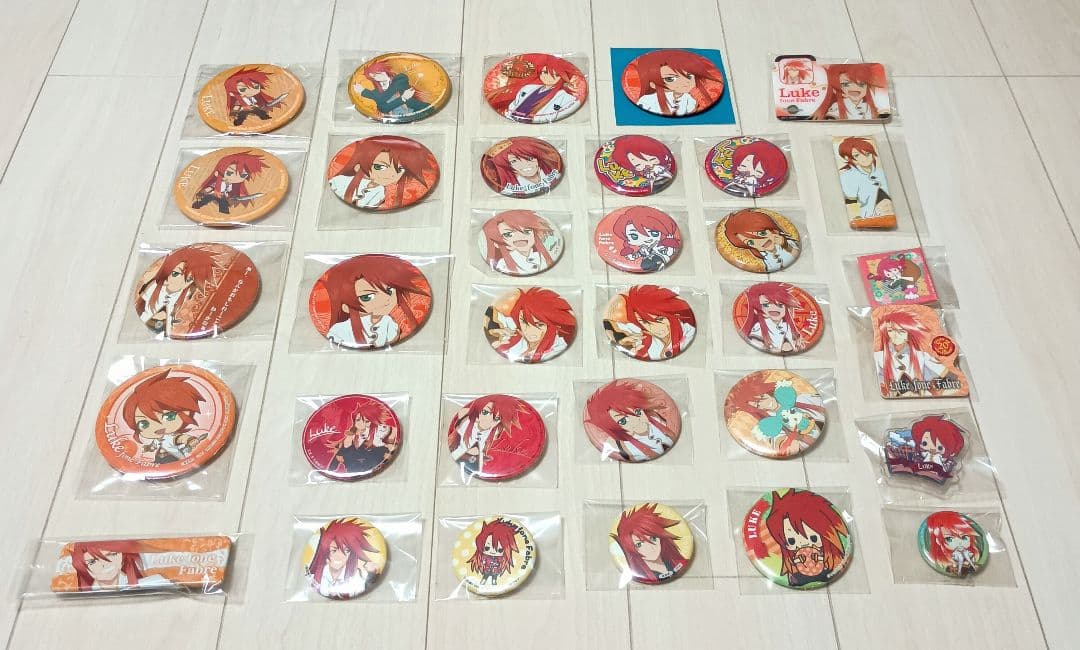 テイルズ オブ ジ アビス　ルーク・フォン・ファブレ　缶バッジ　バッジ