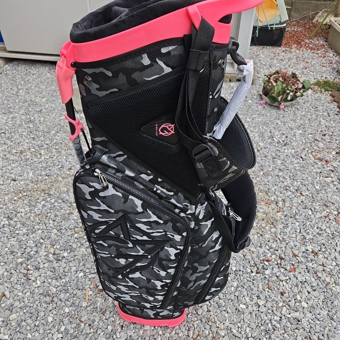 【新品】OMNIX オムニックス カモ スタンドバッグ 8.5型 キャディバッグ