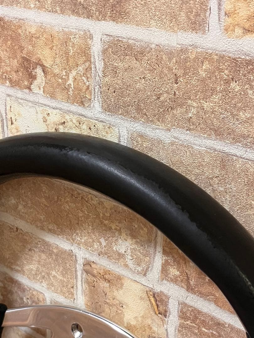 NARDI 4(FOUR) L ブラックレザー/POLスポーク　35パイ