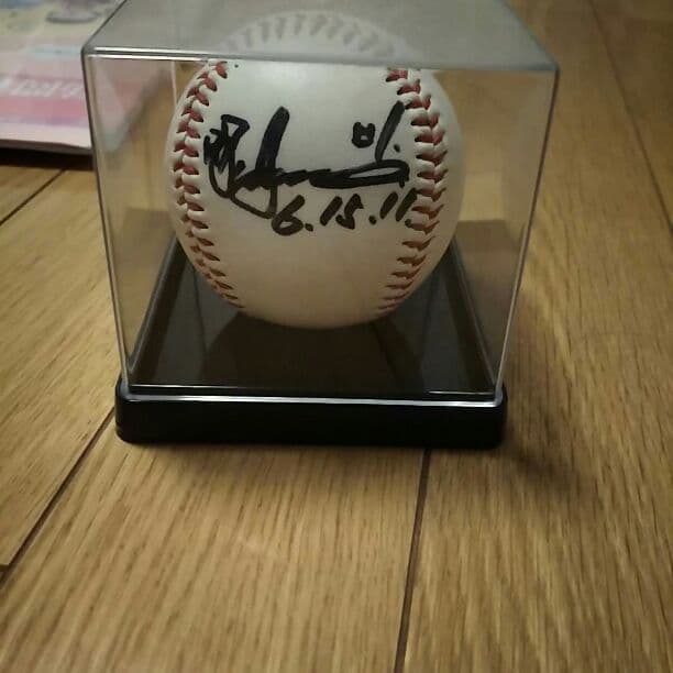 岩村明憲選手 投げ入れサインボール