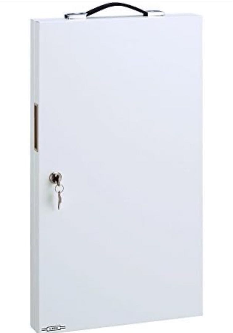 未開封品　ライオン事務器 キーボックス 壁掛 No.80KB 2面 80個掛用