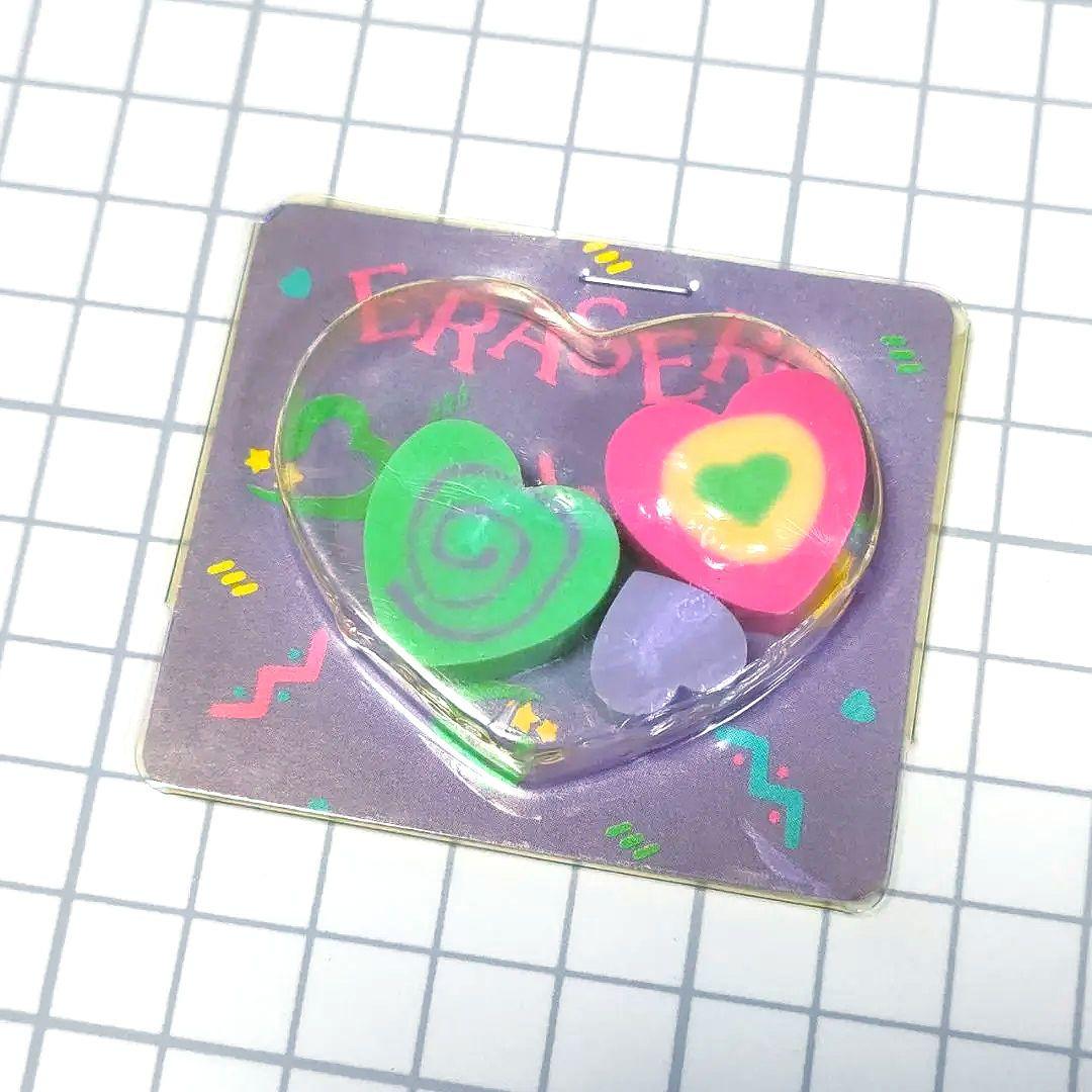 ■ 昭和レトロ サンリオ ハートinハート消しゴム ■
