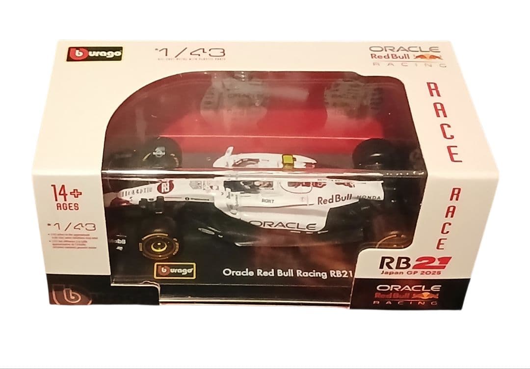 新品buragoクリアケース#22角田1/43RedBull RB212台セット