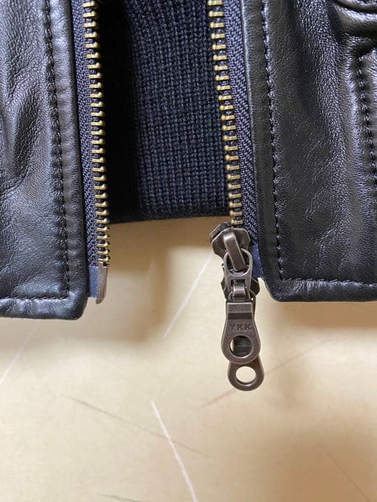 ノンブルアンペール ノーカラーレザージャケット