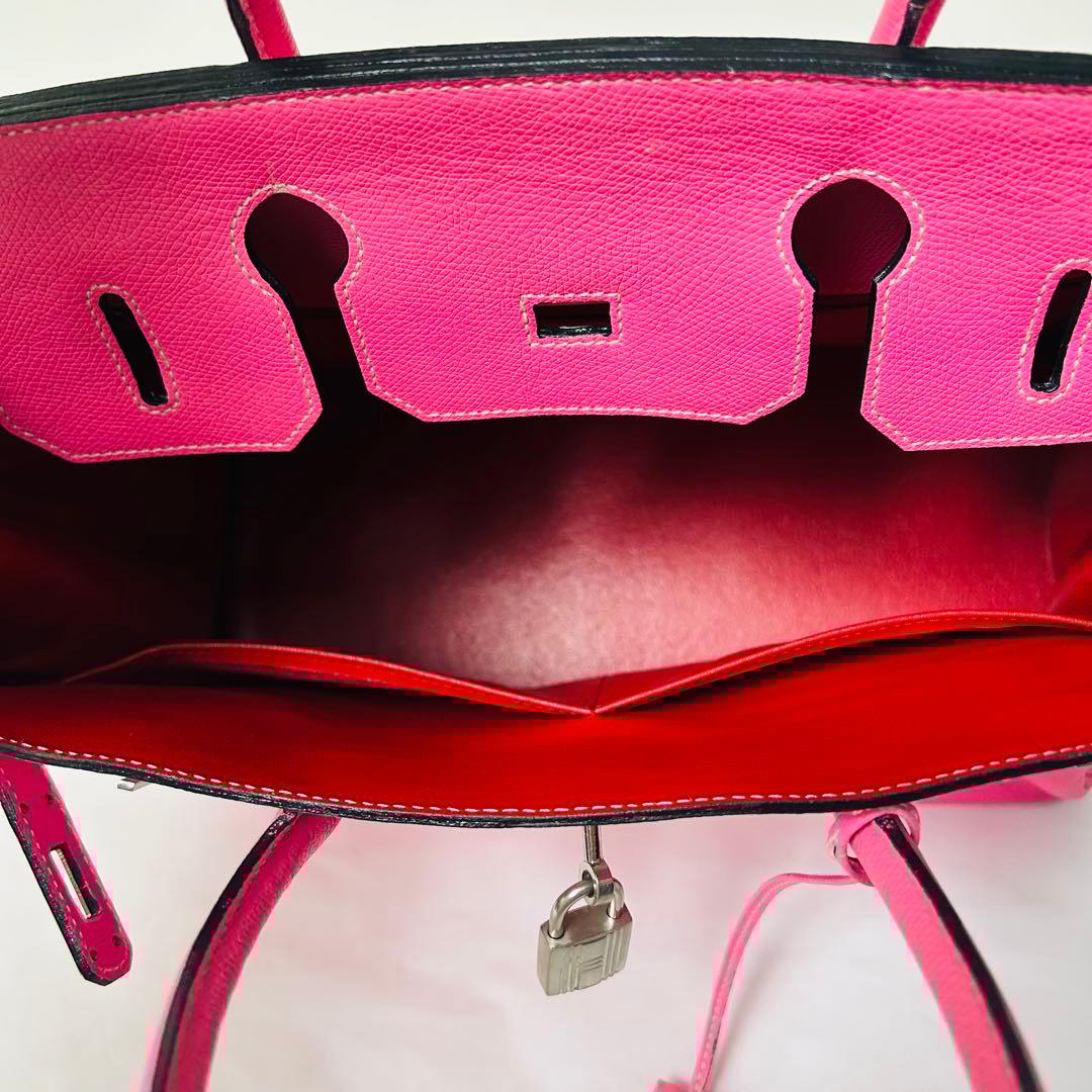 ヘンリーハイクラス カデナ 希少ピンク ハンドバッグ