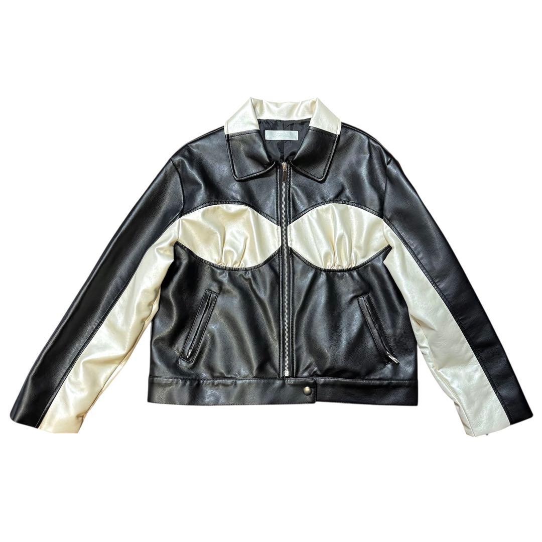 ジャケット・アウター theVirgins lingerie shape riders jacket