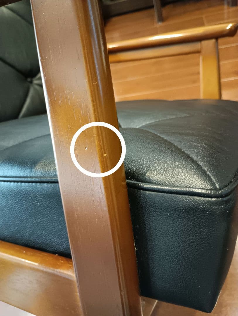 【送料込】カリモク　チェア 1人掛け　ブラック