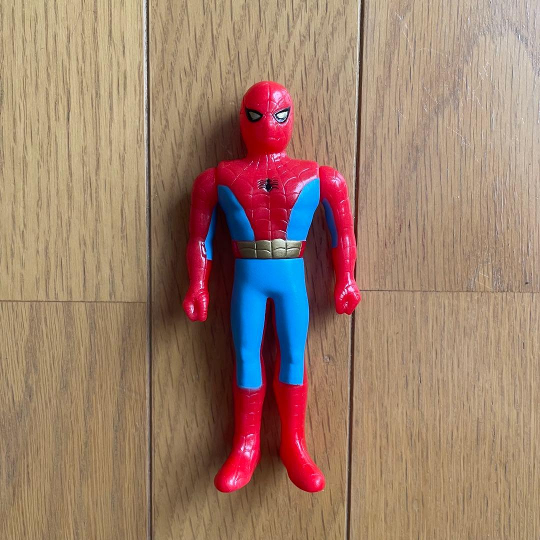 スパイダーマン 東映 1978年製 ソフビ ポピー　昭和レトロ