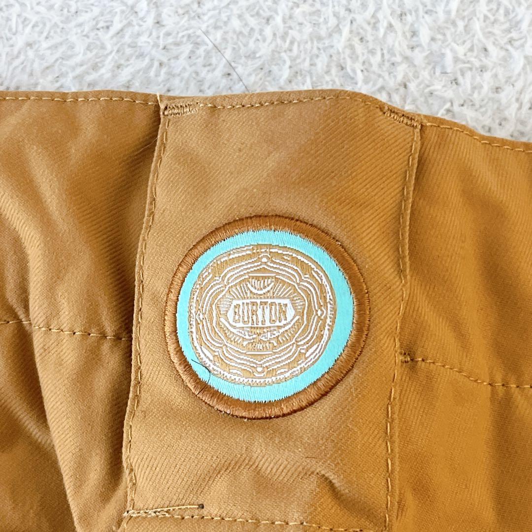 BURTON バートン スノーボードパンツ ロゴ刺繍 ベージュ 大きいサイズL