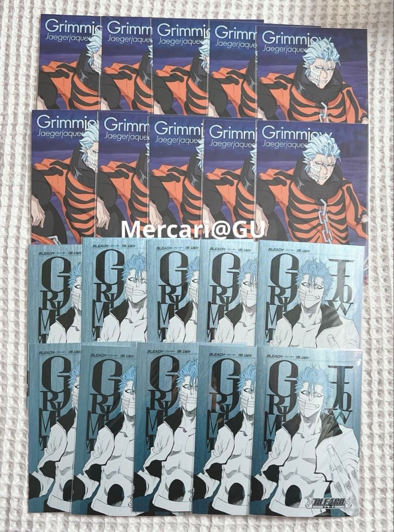 BLEACH グリムジョー 扉絵ポストカード 10枚セット