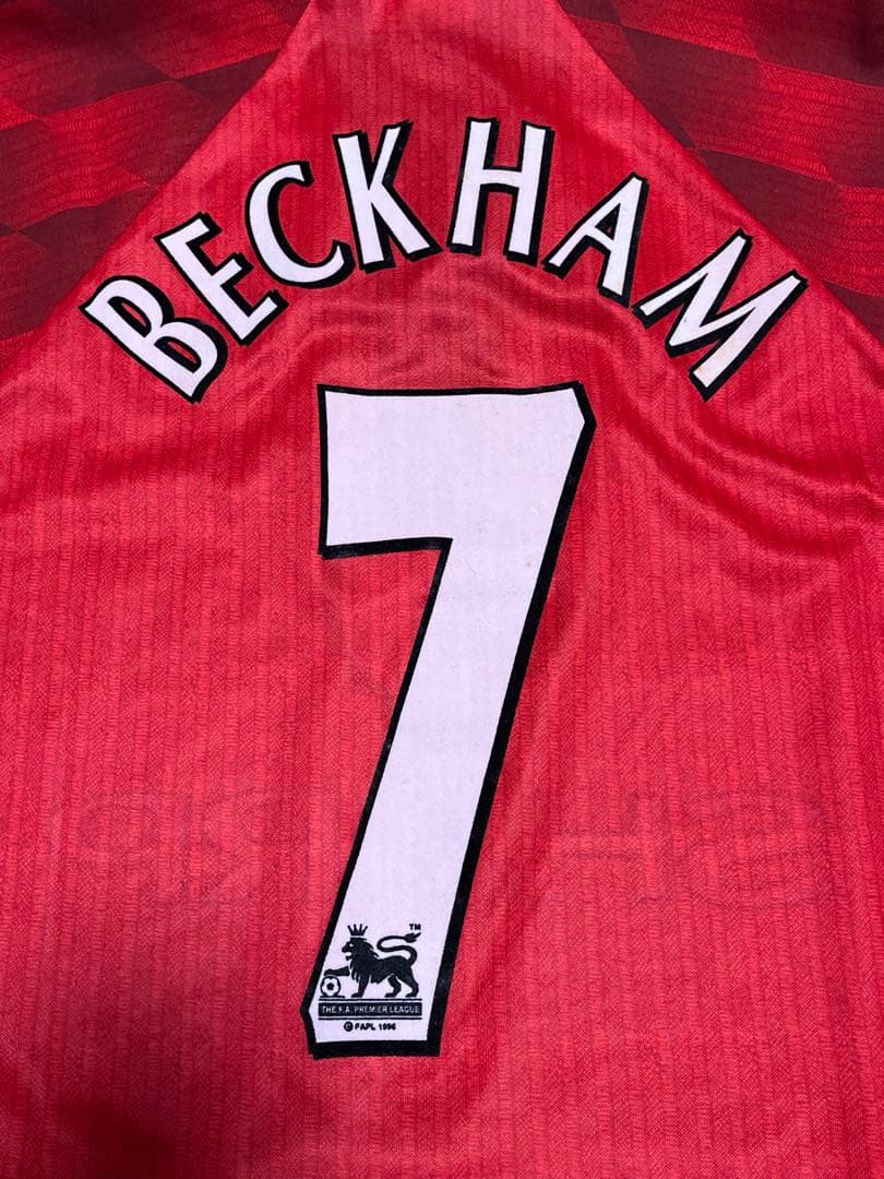 97-98 マンチェスターユナイテッド 長袖ユニフォーム M ベッカム