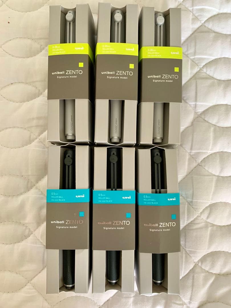 ユニボール　ゼント　シグニチャーモデル uniball ZENTO 6本セット