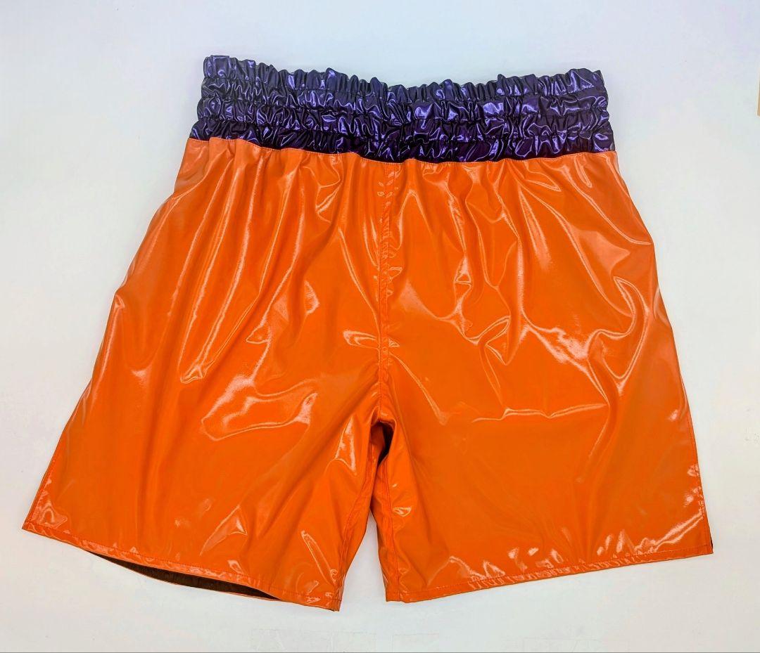 試合用に！SSサイズ（ジュニア又はレディース）エナメル生地のボクシングトランクス