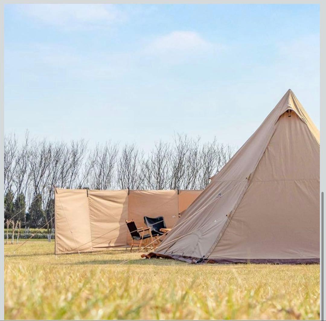 TOMOUNT 陣幕 ウィンドスクリーン TC素材 焚き火風除け ポリコットン