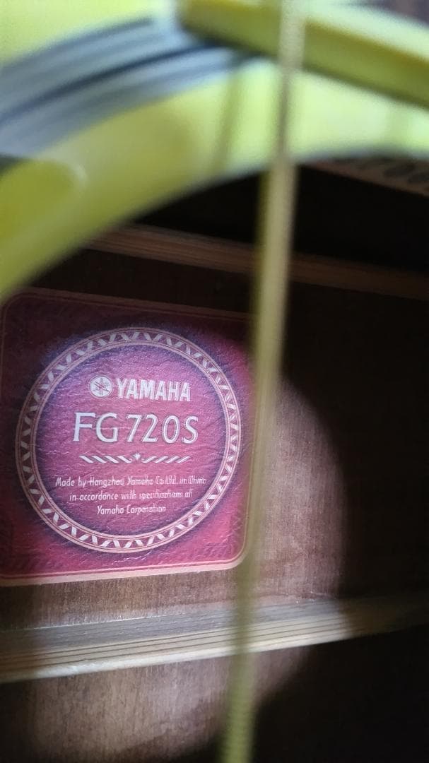 ❤️弦高調整済！「YAMAHA ヤマハ FG-720S 」(*゜▽゜)クリーム色