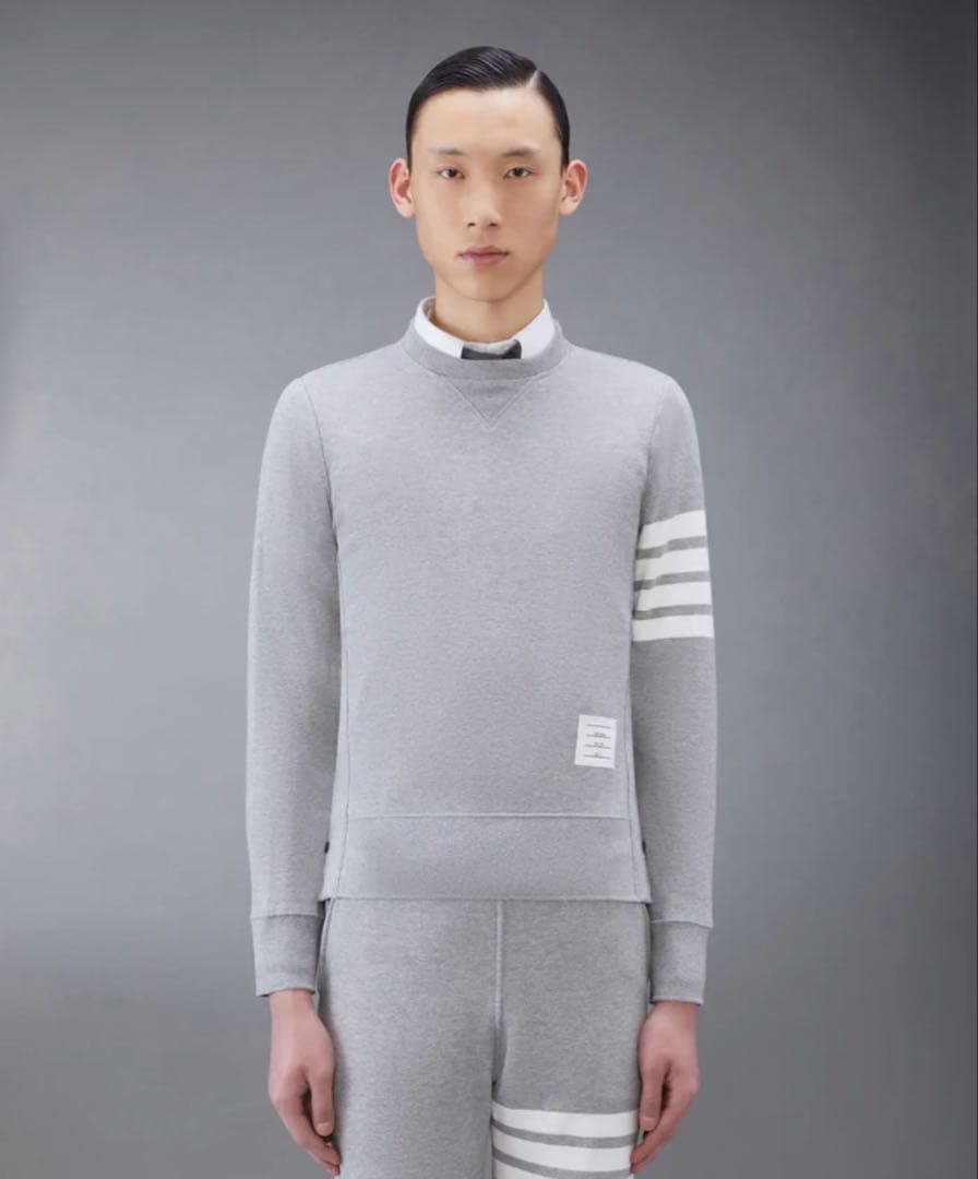 （新品）トムブラウン Thom Browne スウェット 0サイズ ライトグレー