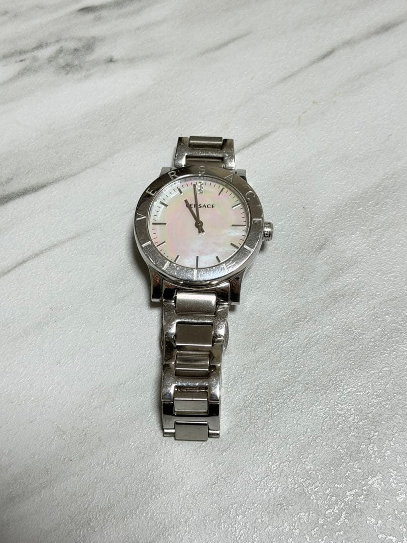 ヴェルサーチェ Versace VQA080017 ACRON ホワイトパール