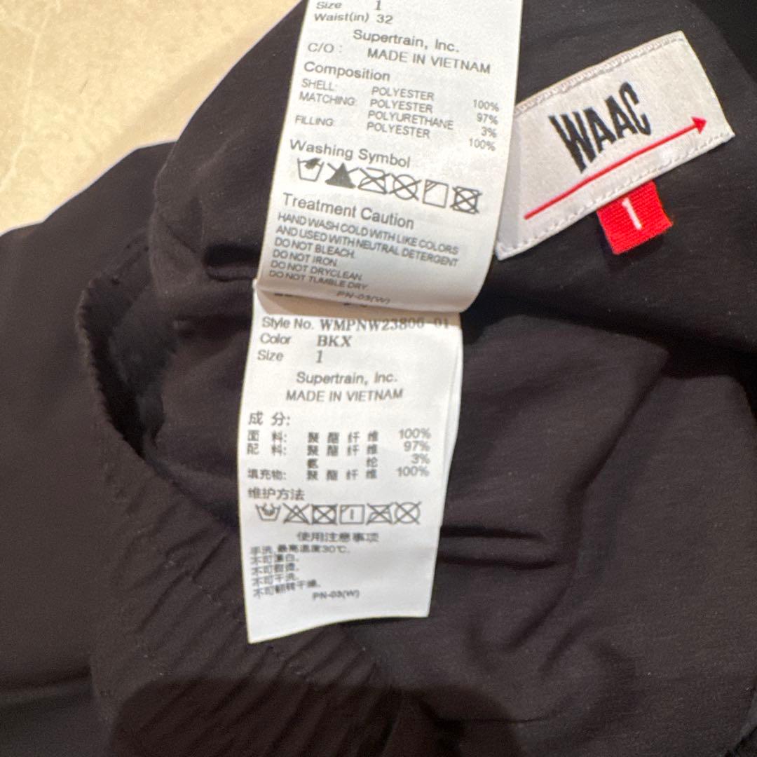 WAAC ゴルフ用防寒仕様ブラックパンツサイズ1