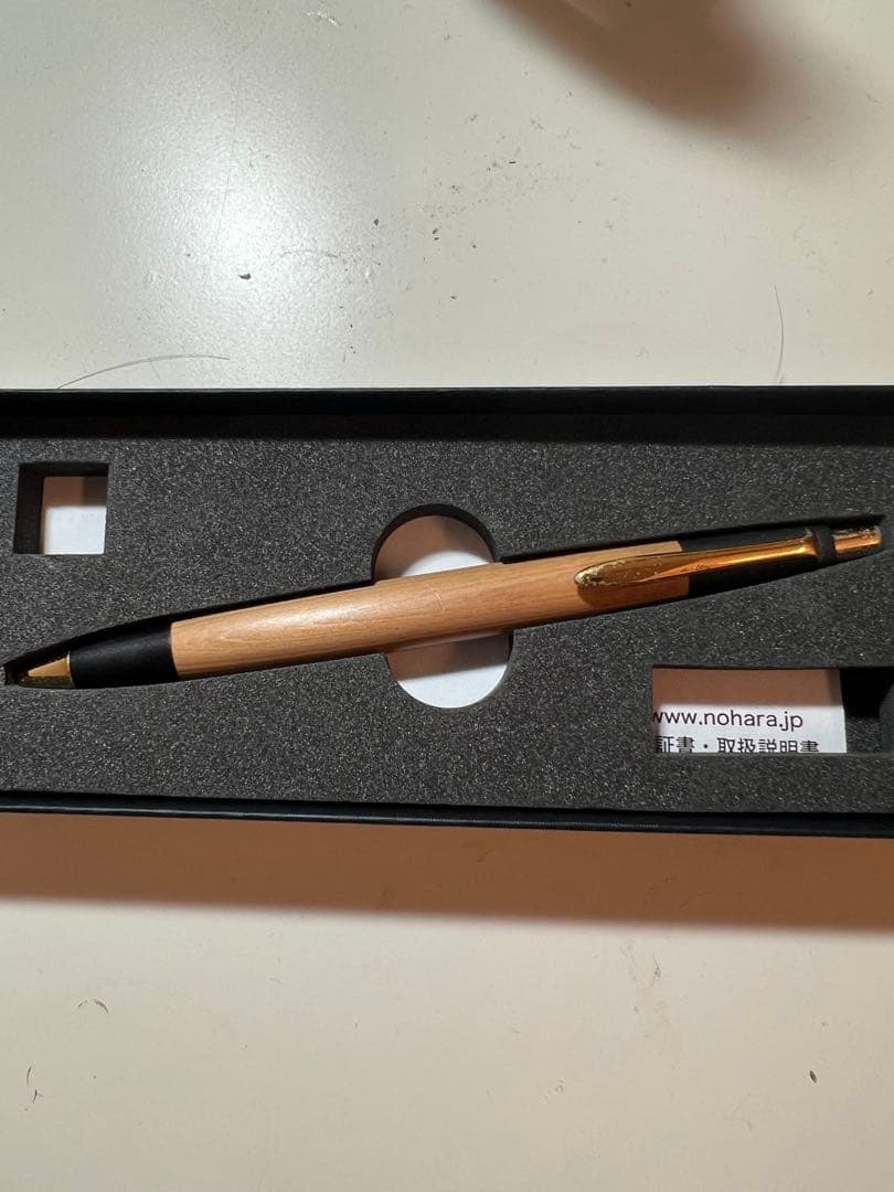 [値下げ可能] 旧型　野原工芸　木曽檜シャープペンシル