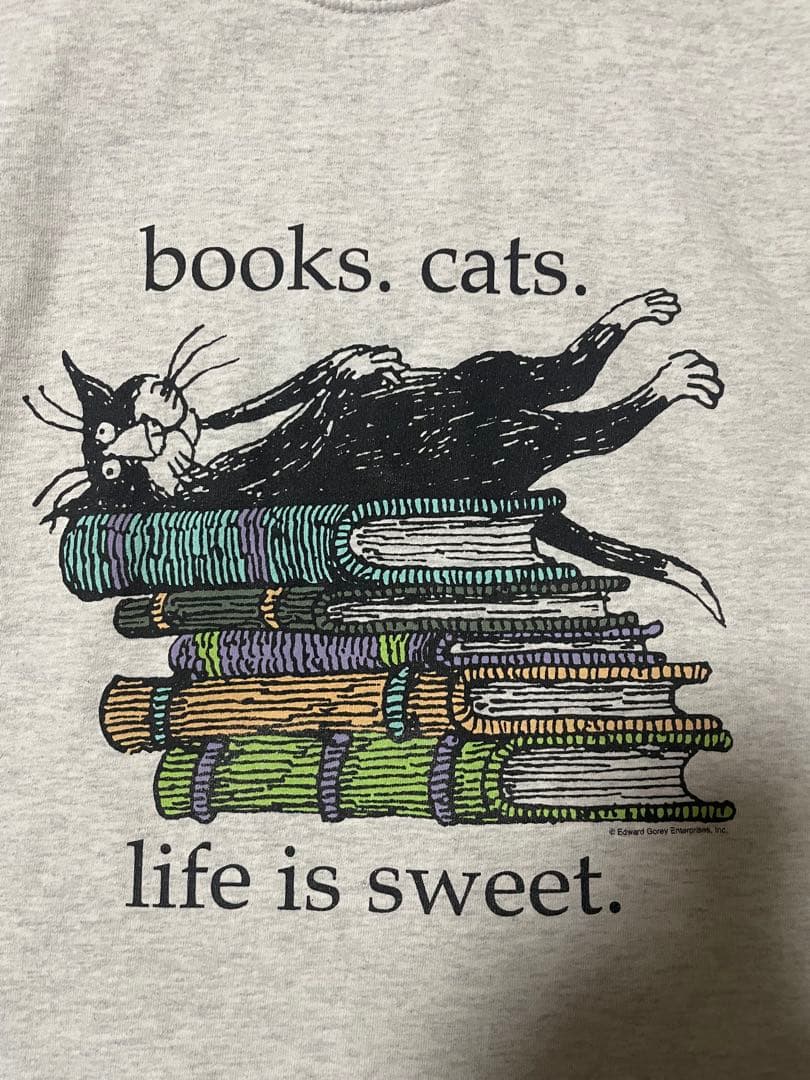 ビンテージスエット　古着　ネコ