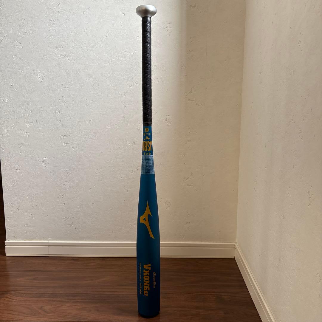 限定カラー ミズノ 軟式野球用金属製 Vコング02 ミドルバランス