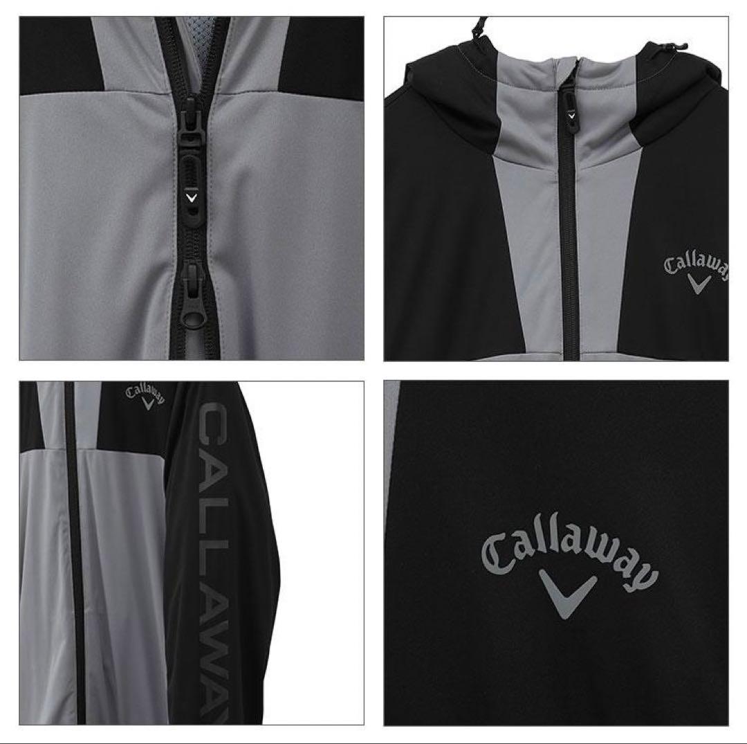 キャロウェイ ふんわり裏地 中綿風 フーディ 未使用タグ付L、ストレッチ防風撥水